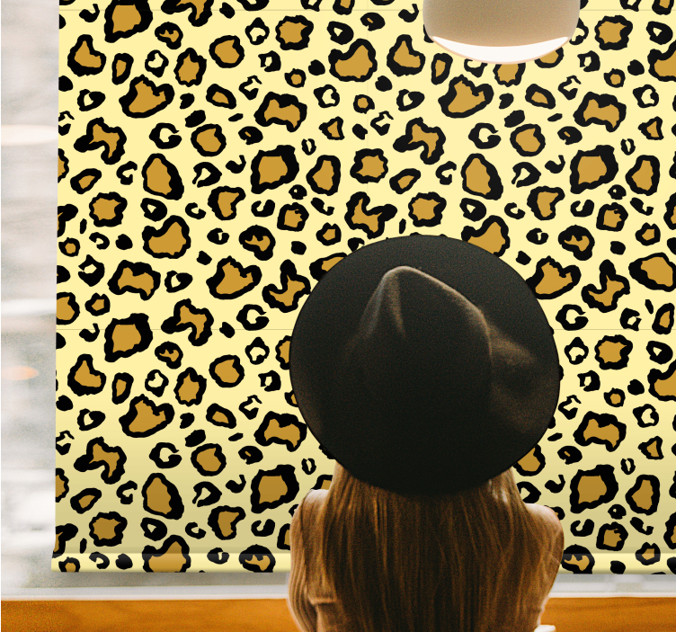 Leopard Spot Theme animals blind - TenStickers