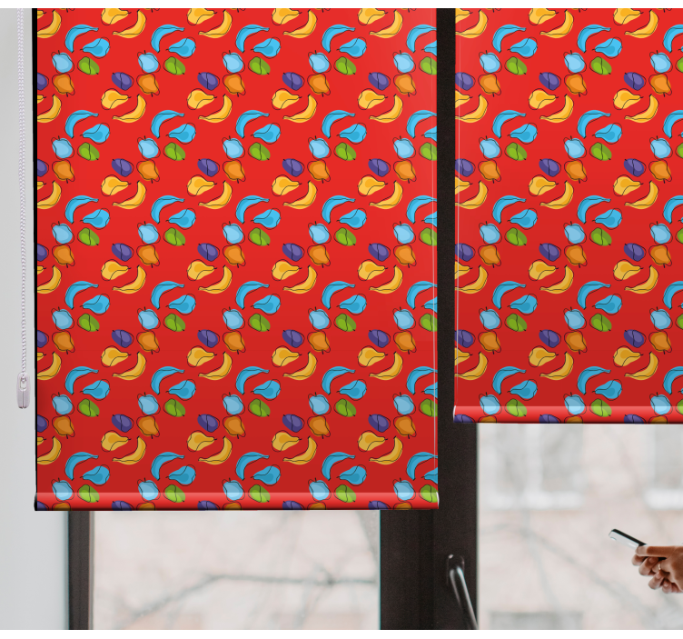 Lively fruits composition blind fruit and vegetables - TenStickers