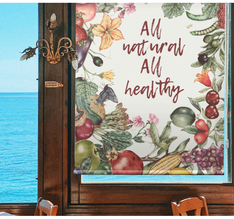 All natural and healthy blind kitchen - TenStickers