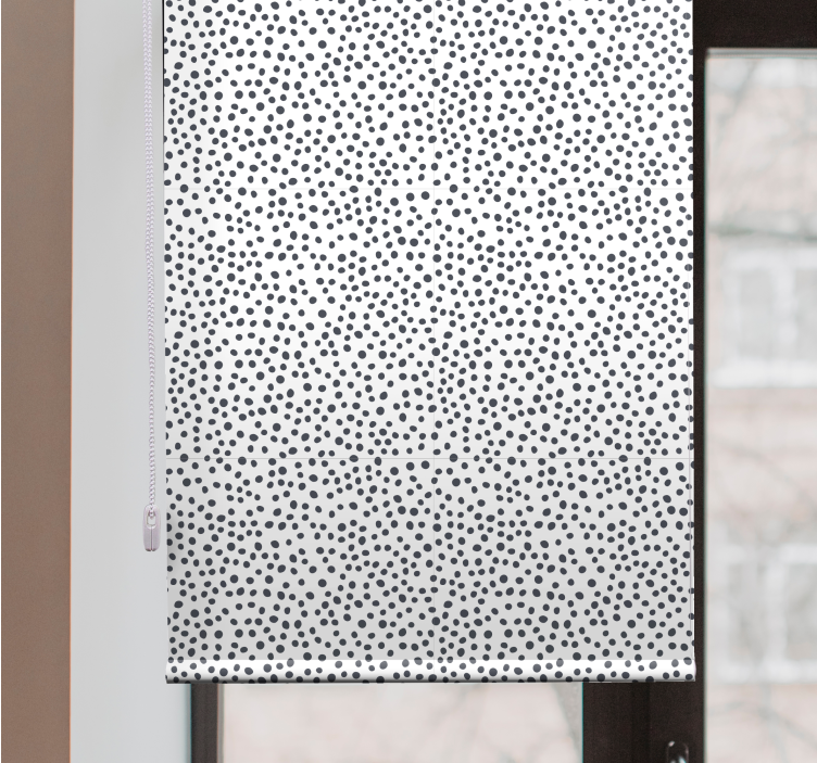 Pattern roller blind minimalist dot design - TenStickers