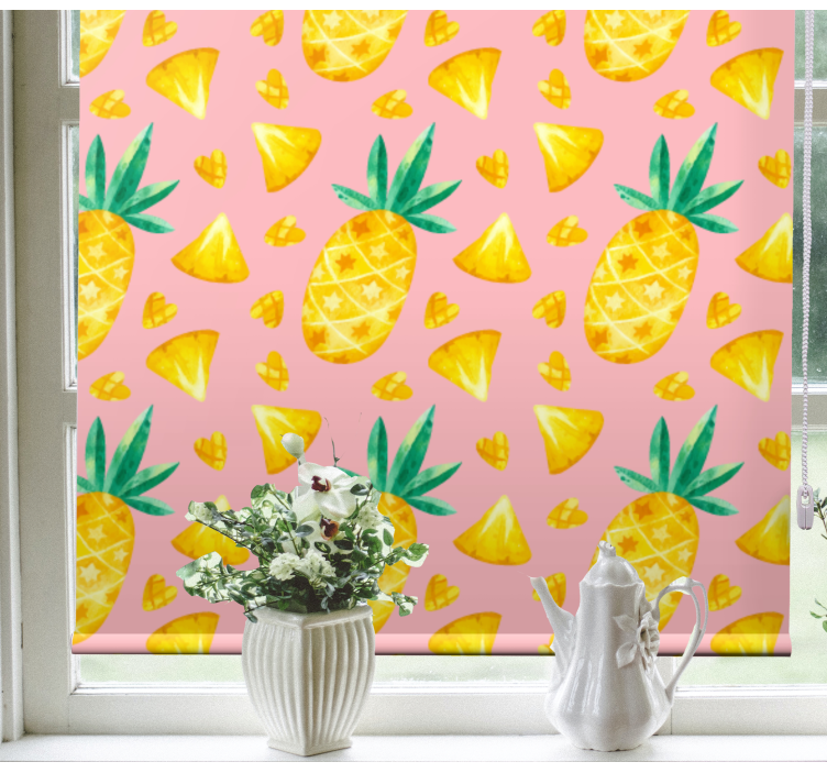 Pineapple Pattern Delight blind fruit and vegetables - TenStickers