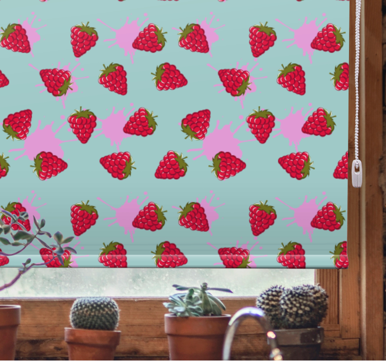 Strawberry splashes blind fruit and vegetables - TenStickers