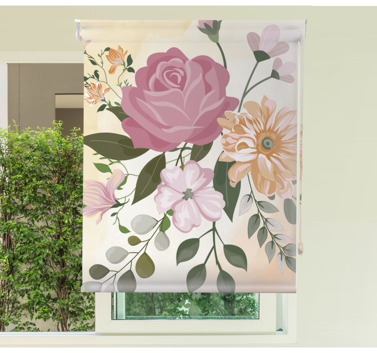 Realistic Flowers and plant blind - TenStickers