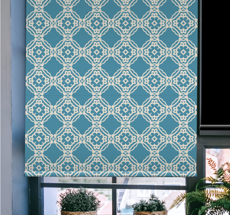 REPEATED GEOMETRIC PATTERN blind - TenStickers