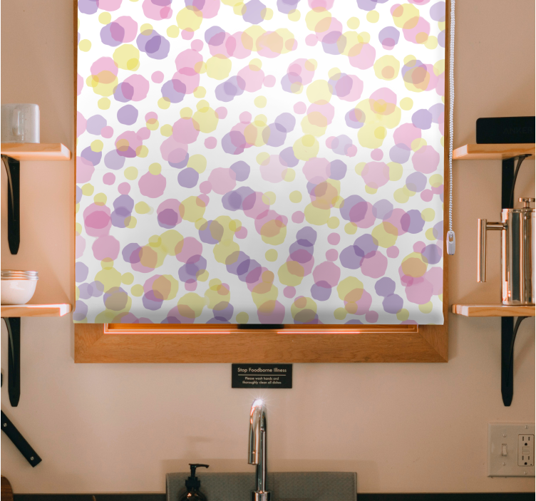 Soft Circle Pattern coloured blind - TenStickers