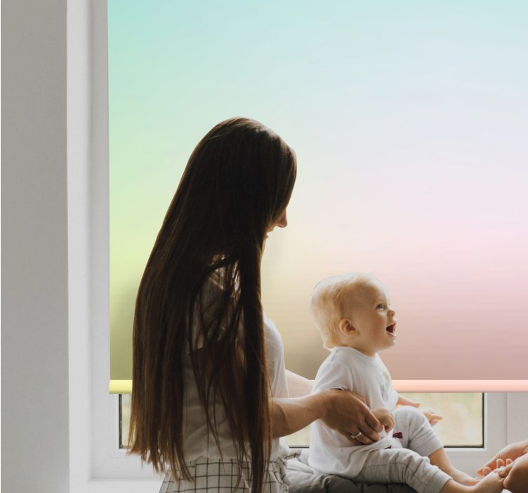 Soft Gradient Calm art deco blind - TenStickers