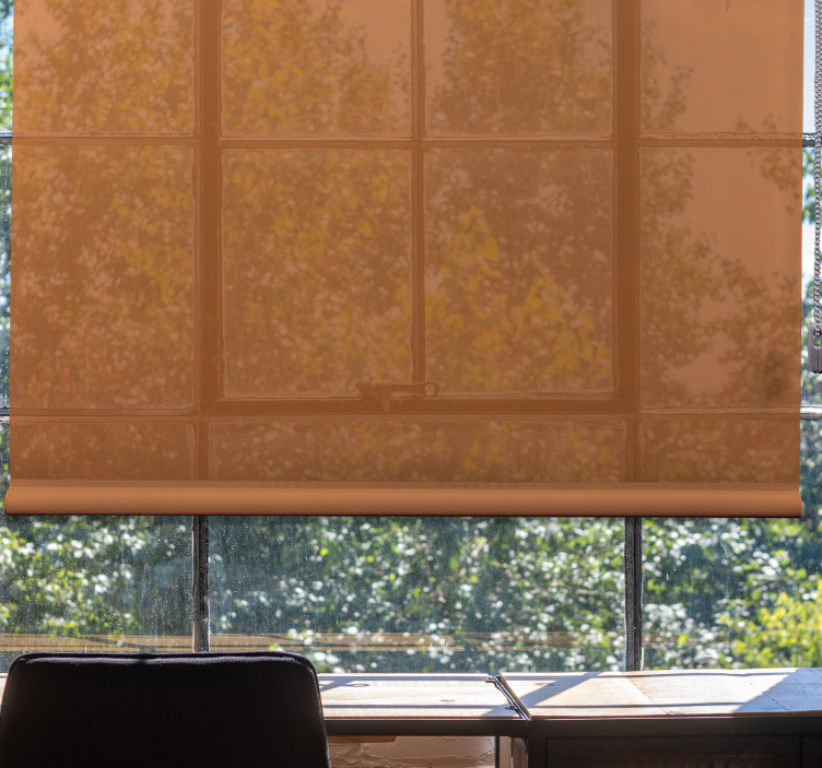 Warm Orange Hue pattern roller blind - TenStickers