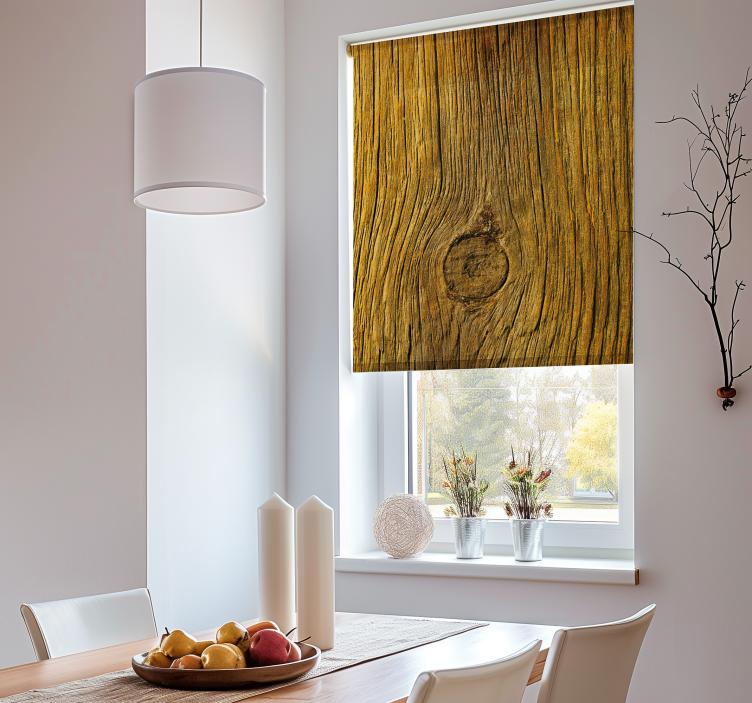 Wood Grain Detail pattern roller blind - TenStickers