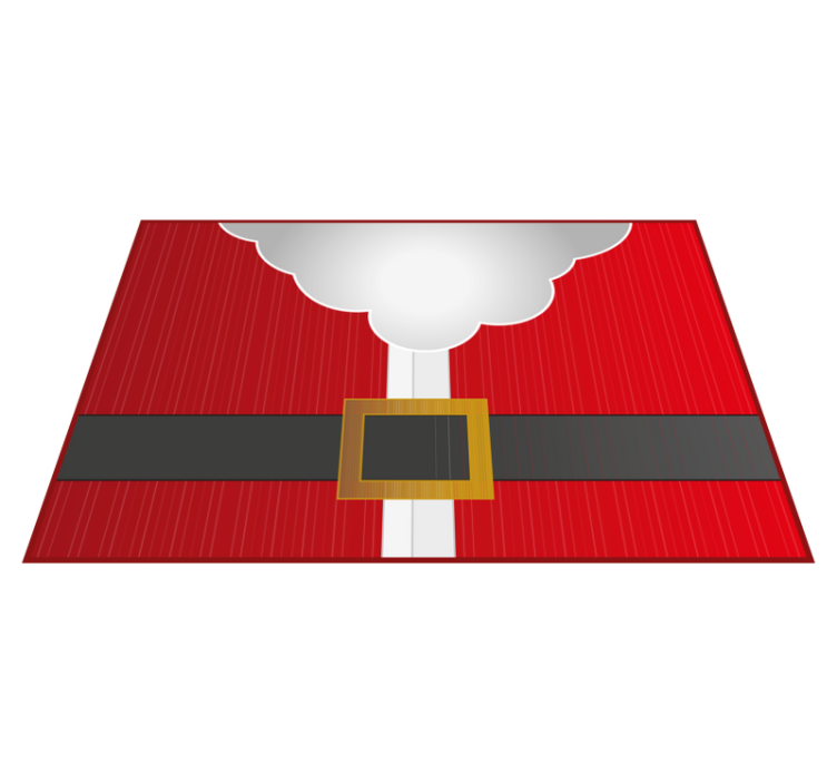 Christmas placemats santa claus outfit - TenStickers