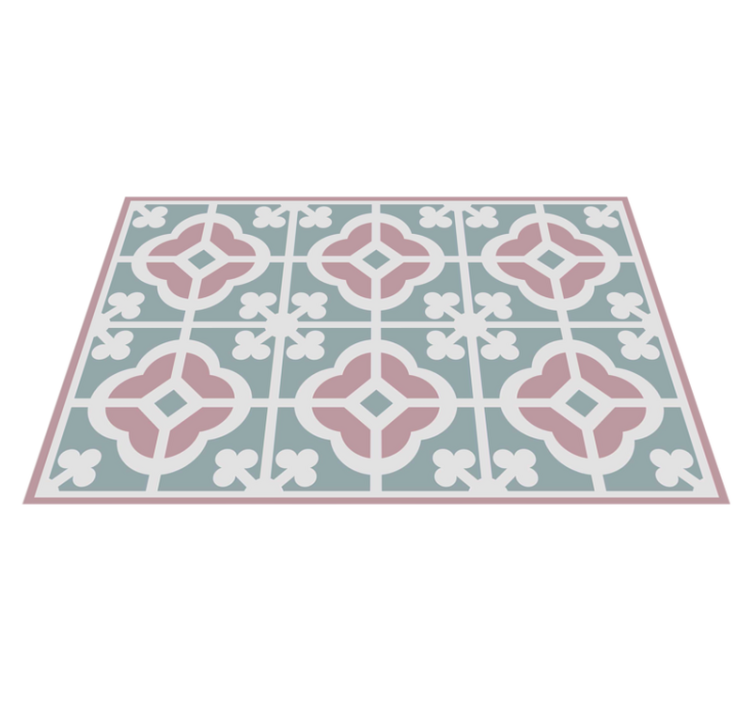 Pastel cement tiles home placemats - TenStickers