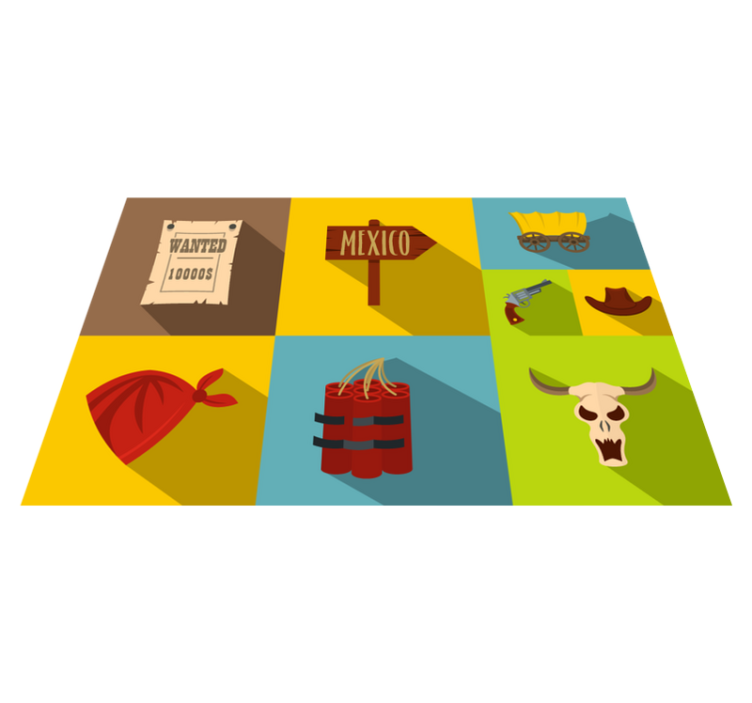 Original placemats for a desired mexican theme - TenStickers