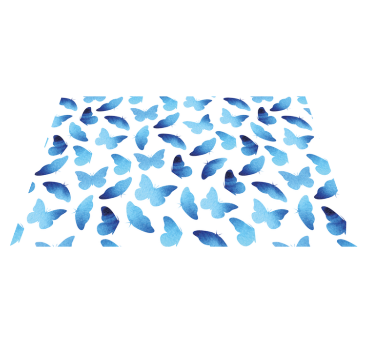 Original placemats blue butterfly design - TenStickers