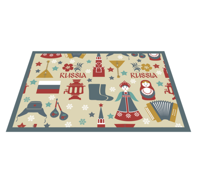 Original placemats with authentic russian culture - TenStickers