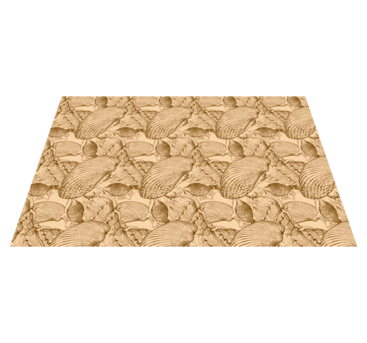 Textured placemats with shell texture surface - TenStickers
