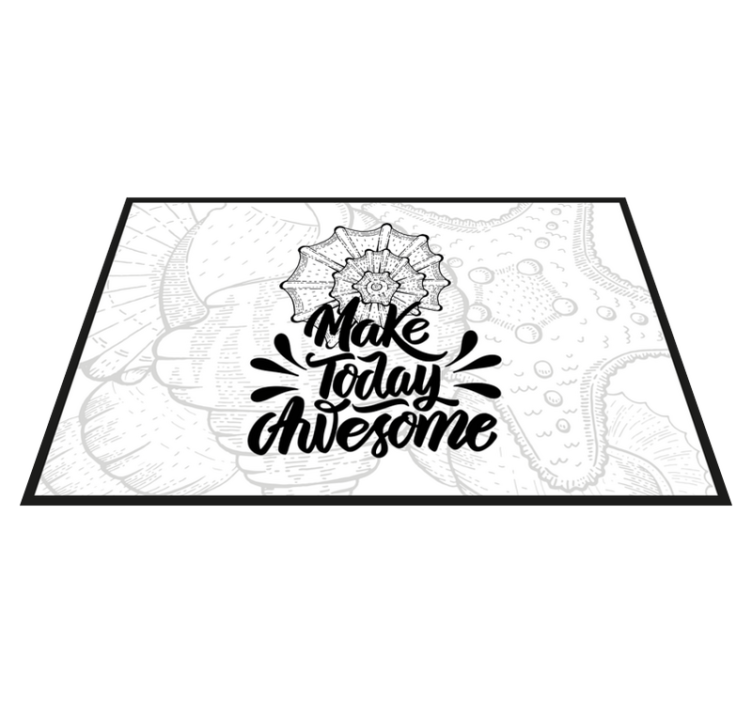 Quote placemats make today amazing - TenStickers