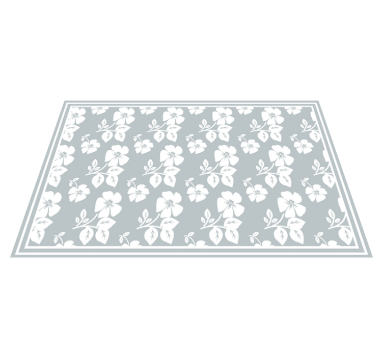 Textured placemats with floral design base - TenStickers
