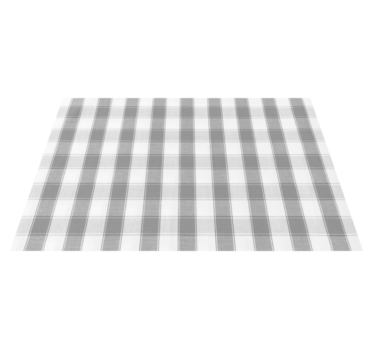 Textured placemats in classic checkered style - TenStickers