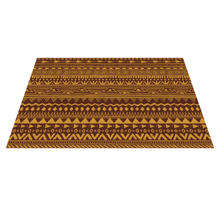 Textured placemats geometric tribal design - TenStickers