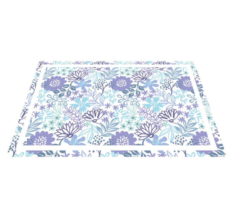 Original placemats with floral textured surface - TenStickers