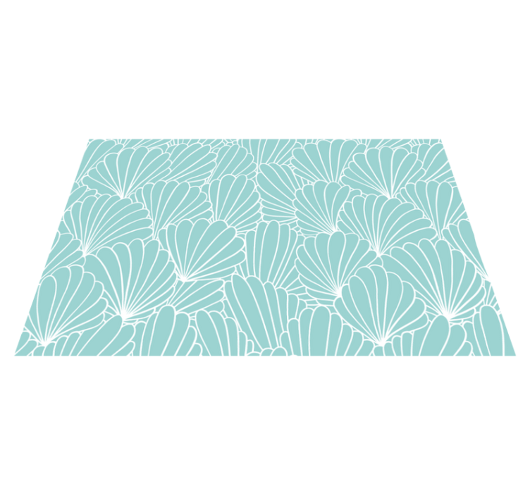 Textured placemats with shell pattern surface - TenStickers