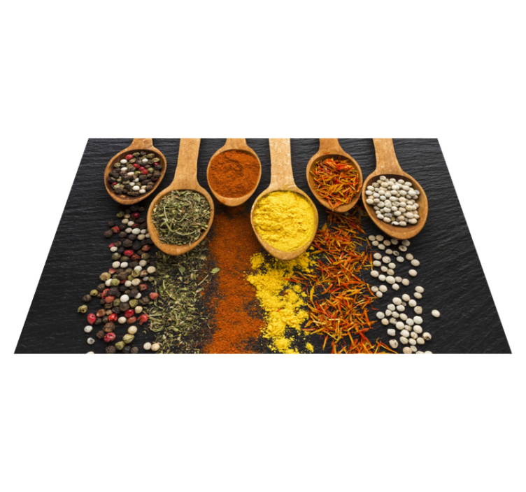 Original placemats waffle and spices - TenStickers