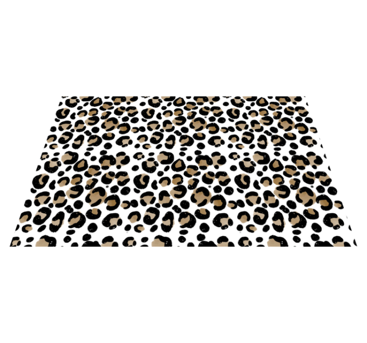 Textured placemats leopard print design - TenStickers