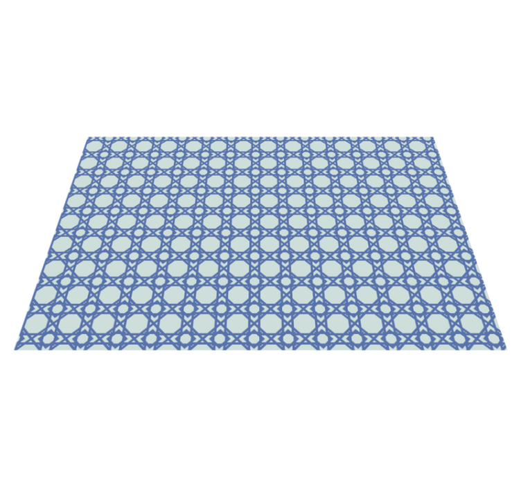 Textured placemats in elegant blue pattern - TenStickers