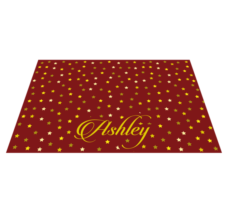 Personalised placemats starry personalized platter - TenStickers