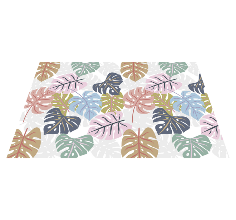 Original placemats tropical leaf design - TenStickers