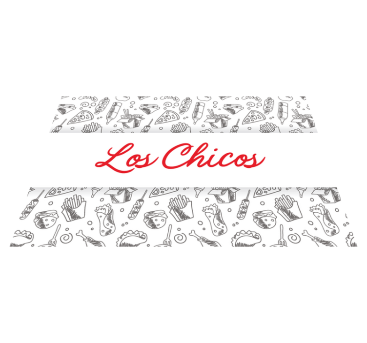 Children placemats with fun food designs - TenStickers