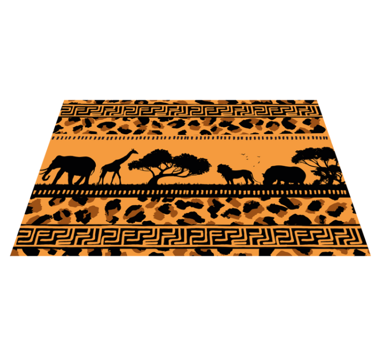 Original placemats animal silhouette design - TenStickers
