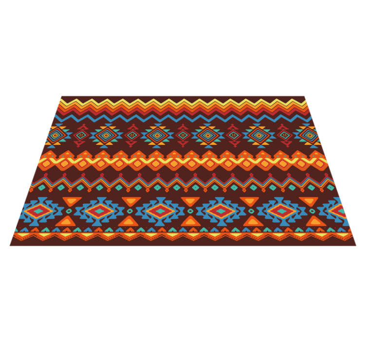 Original placemats with vibrant geometric design - TenStickers
