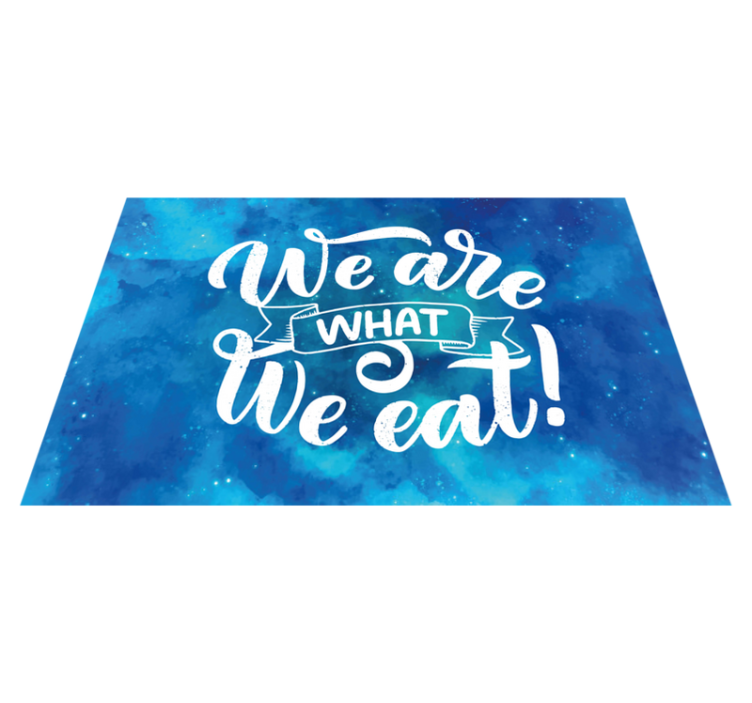Quote placemats inspirational quote art - TenStickers