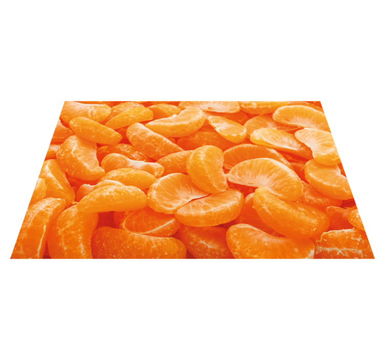 Tangerines Vinyl placemats - TenStickers