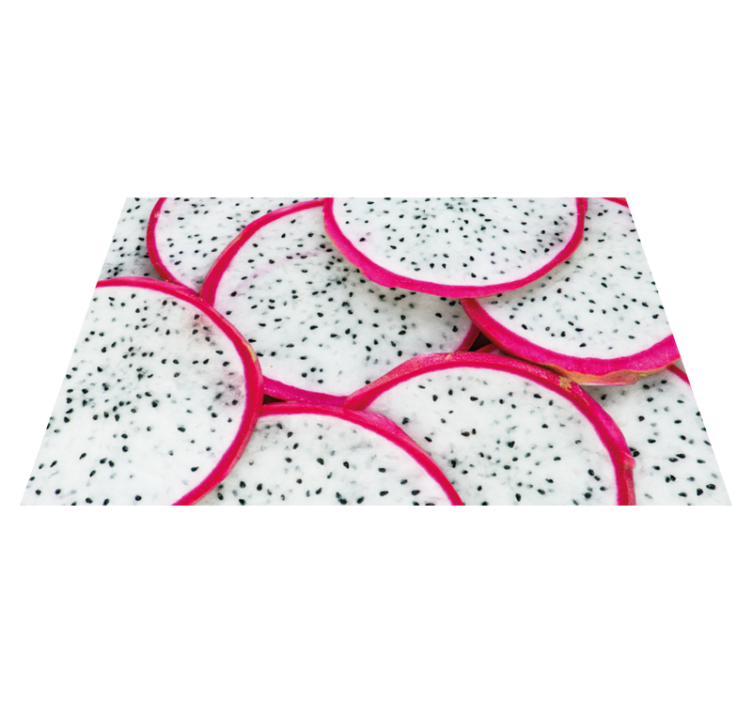 Original placemats dragon fruit slice - TenStickers