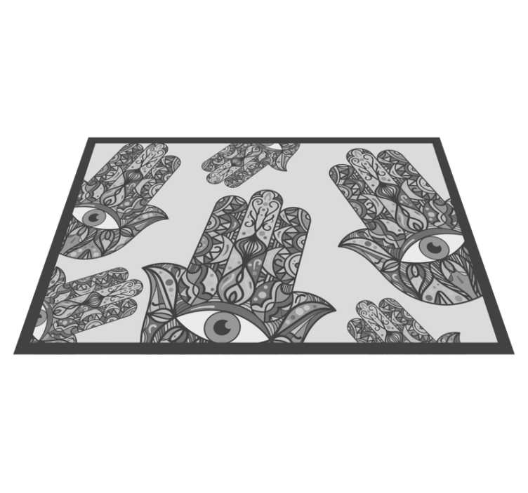 Original placemats with detailed hand patterns - TenStickers