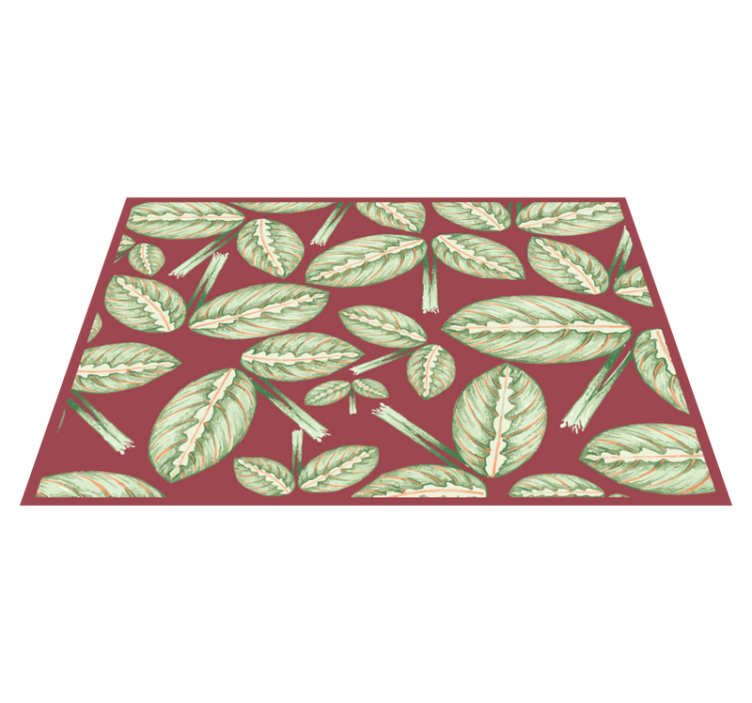 Original placemats leaf motif design - TenStickers