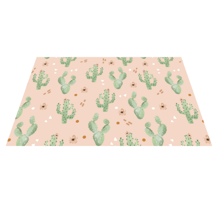 Original placemats cactus pattern design - TenStickers