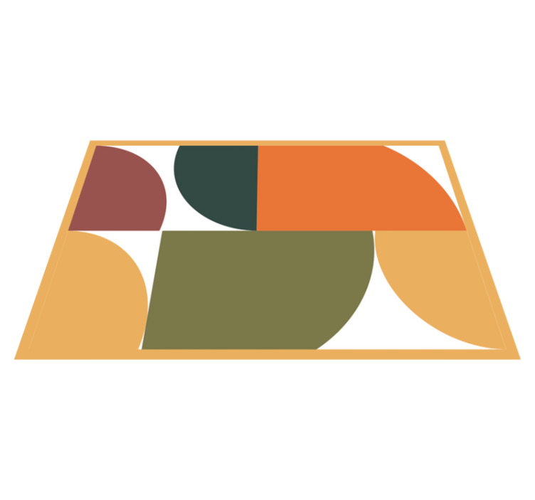 Modern placemats with chic geometric designs - TenStickers