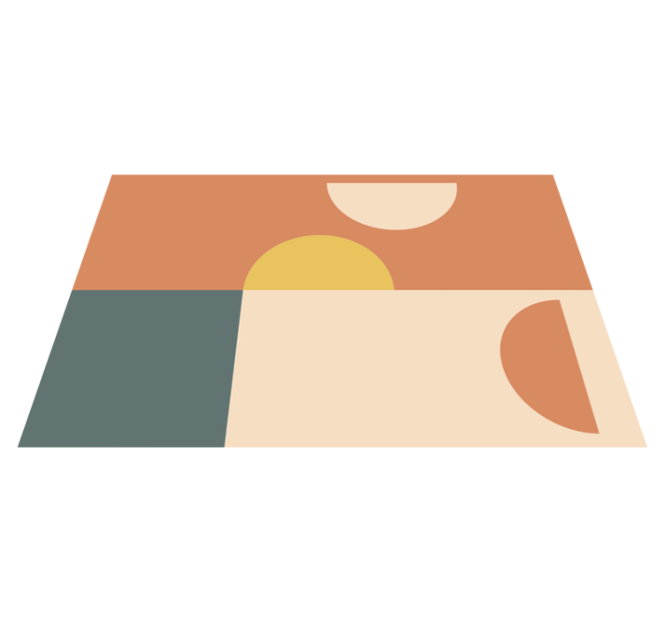 Modern placemats colorful geometric designs - TenStickers