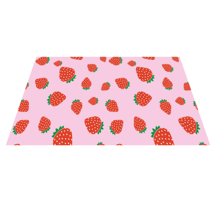 Children placemats strawberry design - TenStickers