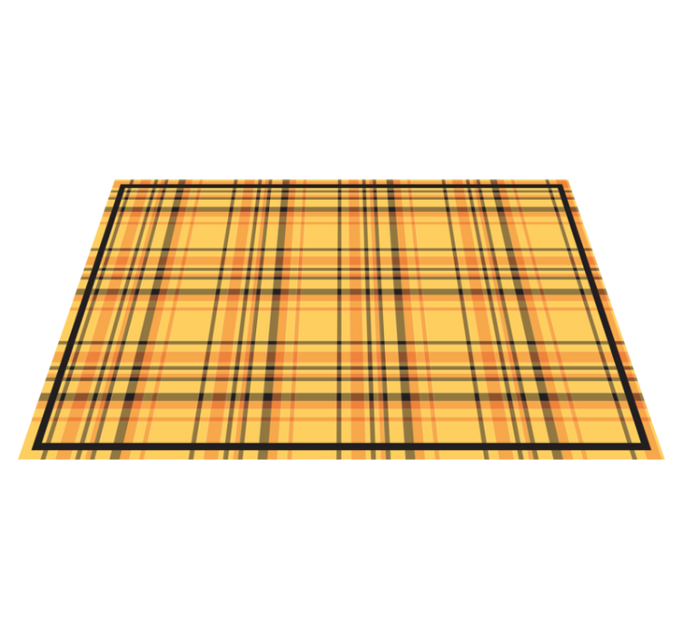 Textured placemats in plaid checkered pattern - TenStickers