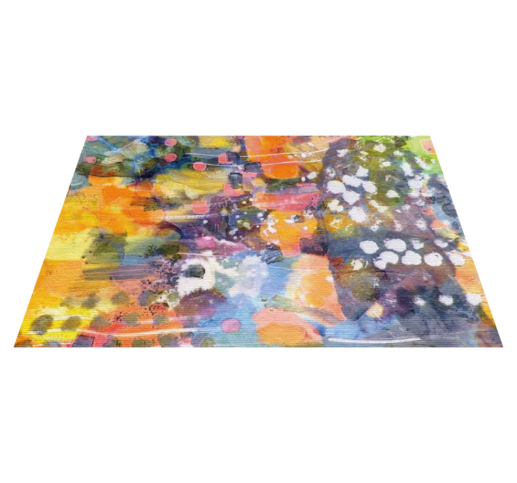 Textured placemats in lively color burst - TenStickers