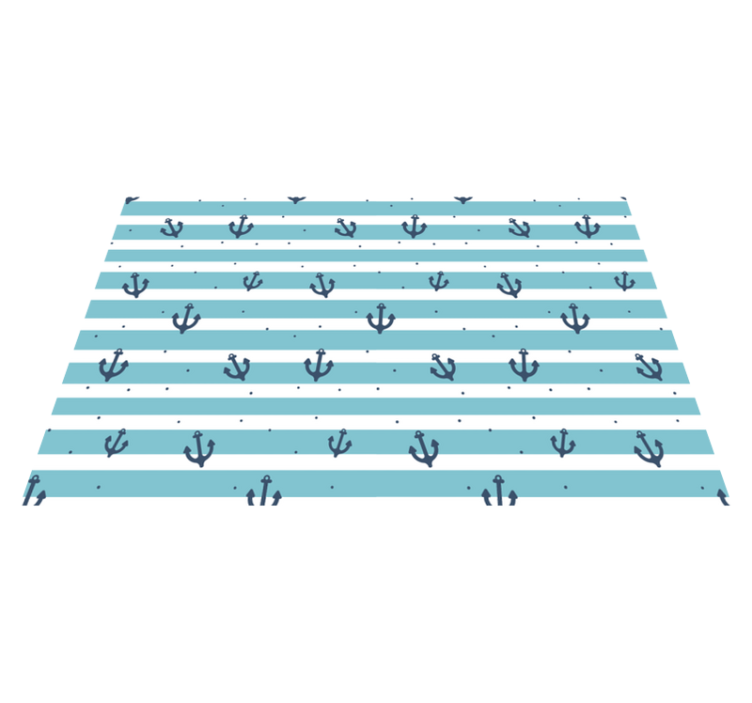 Original placemats anchor pattern stripes - TenStickers