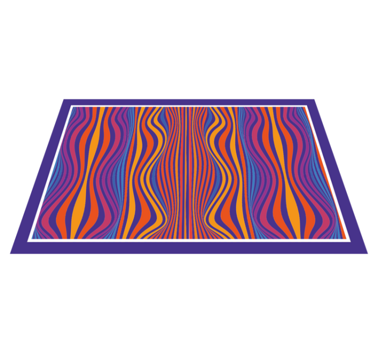 Textured placemats with curved line designs - TenStickers