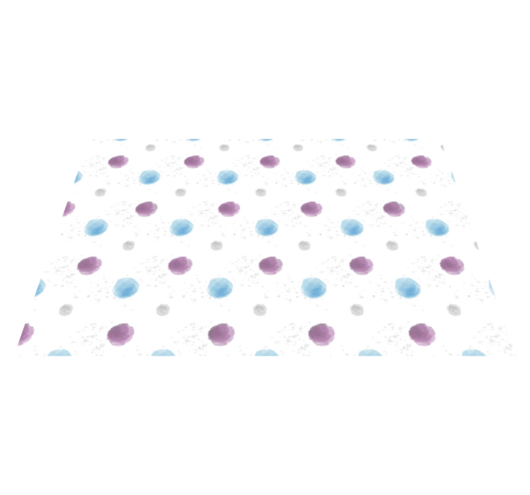 Textured placemats vibrant spotty circles - TenStickers