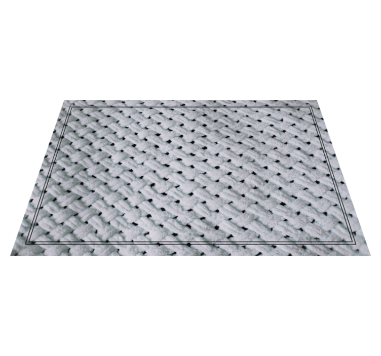 Textured placemats woven pattern surface - TenStickers