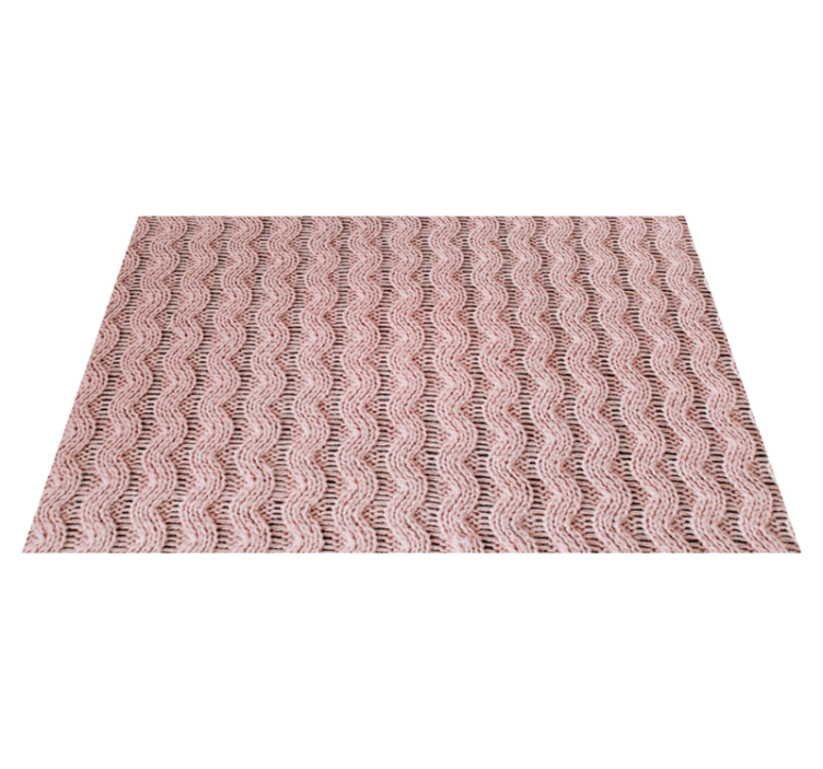 Textured placemats wavy pattern table cover - TenStickers