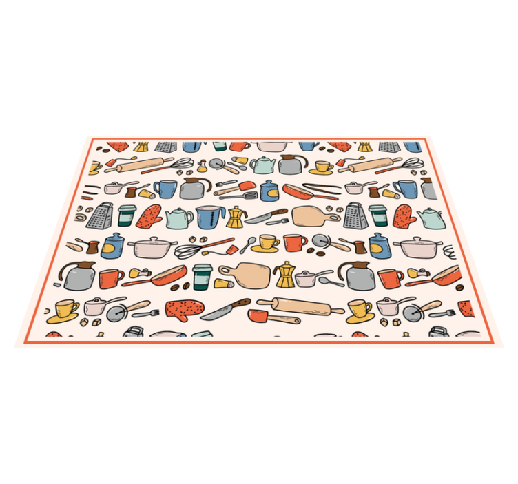 Original placemats kitchen tools collection - TenStickers