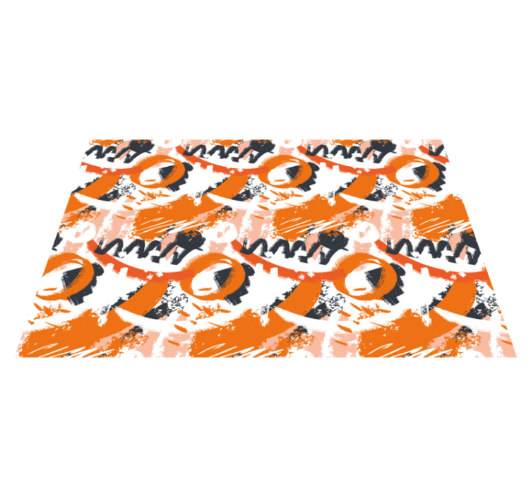 Textured placemats with abstract colorful design - TenStickers